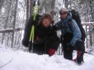 Kyle Pickering and Bobby McDowell walking across Canada